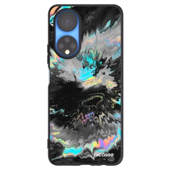 Picasee Μαύρη θήκη σιλικόνης για Honor X7 - Magnetic
