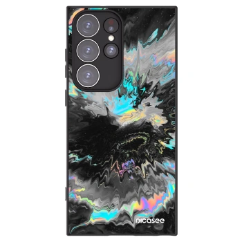 Picasee Μαύρη θήκη σιλικόνης για Samsung Galaxy S23 Ultra 5G - Magnetic