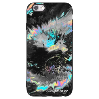 Picasee Μαύρη θήκη σιλικόνης για Apple iPhone 6/6S - Magnetic