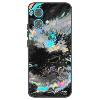 Picasee Μαύρη θήκη σιλικόνης για Motorola Edge 40 Neo - Magnetic