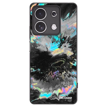 Picasee Μαύρη θήκη σιλικόνης για Xiaomi Redmi Note 13 4G - Magnetic