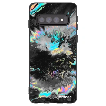 Picasee Μαύρη θήκη σιλικόνης για Samsung Galaxy S10 G973 - Magnetic
