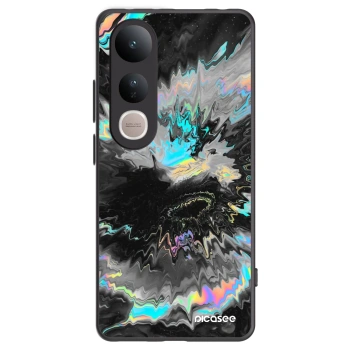 Picasee Μαύρη θήκη σιλικόνης για Vivo V50 Lite 5G - Magnetic