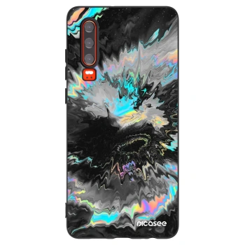 Picasee Μαύρη θήκη σιλικόνης για Huawei P30 - Magnetic