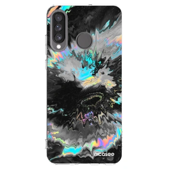 Picasee διαφανής θήκη σιλικόνης Huawei P30 Lite - Magnetic