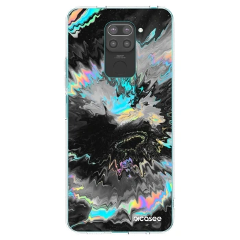 Picasee Μαύρη θήκη σιλικόνης για Xiaomi Redmi Note 9 - Magnetic