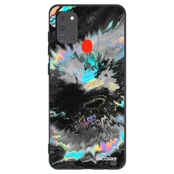 Picasee Μαύρη θήκη σιλικόνης για Samsung Galaxy A21s - Magnetic