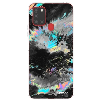 Picasee διαφανής θήκη σιλικόνης Samsung Galaxy A21s - Magnetic