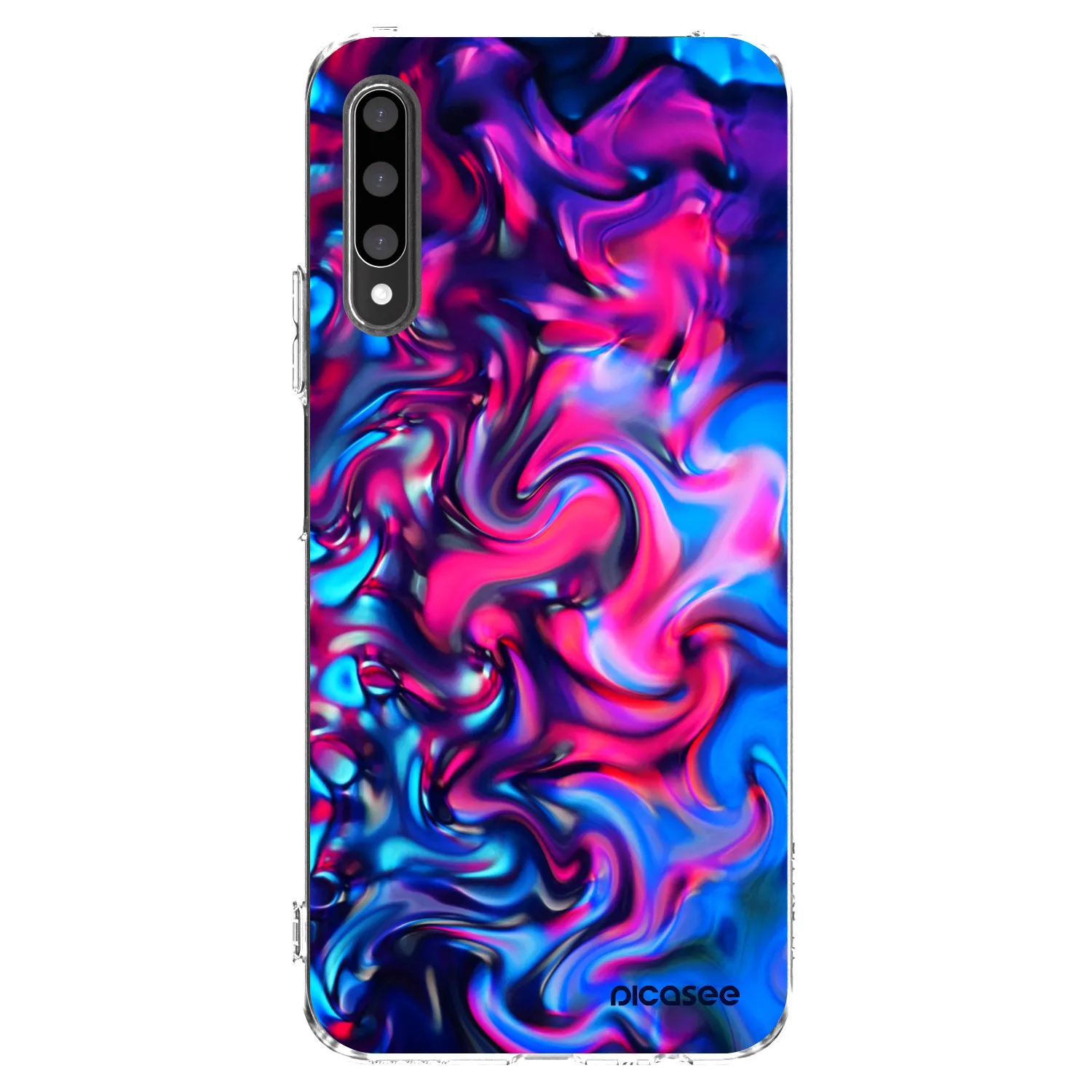 Picasee διαφανής θήκη σιλικόνης Honor 9X Pro - Redlight