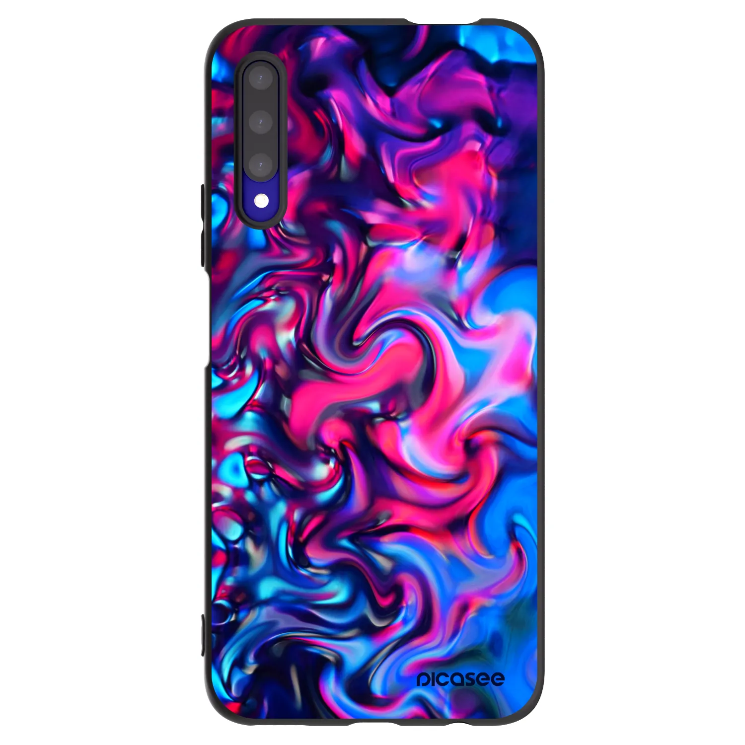 Picasee Μαύρη θήκη σιλικόνης για Honor 9X Pro - Redlight