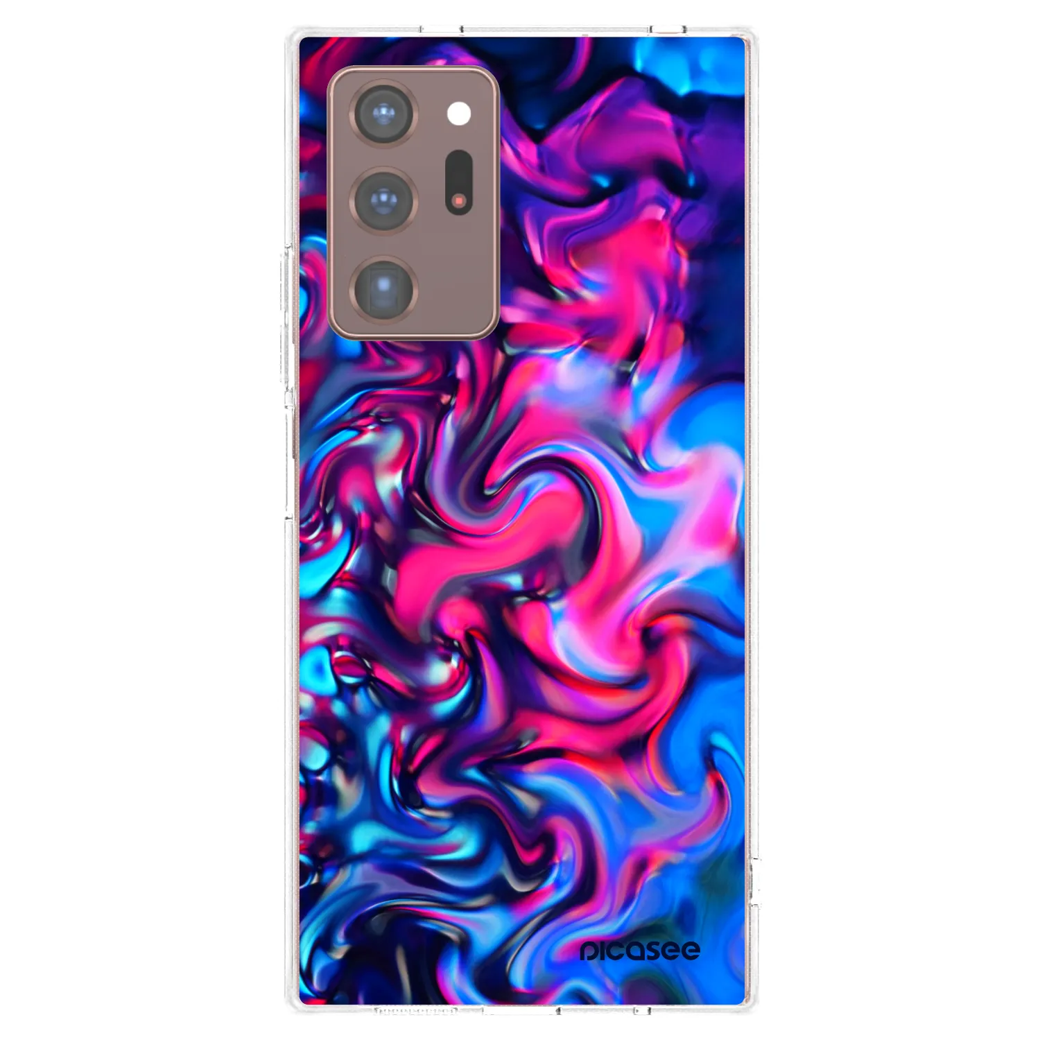 Picasee διαφανής θήκη σιλικόνης Samsung Galaxy Note 20 Ultra - Redlight
