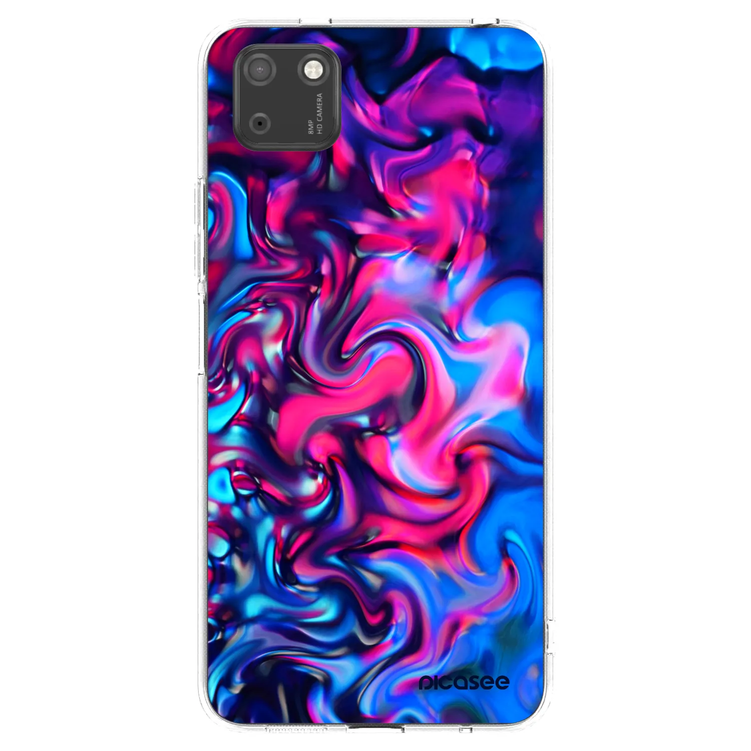 Picasee διαφανής θήκη σιλικόνης Huawei Y5P - Redlight