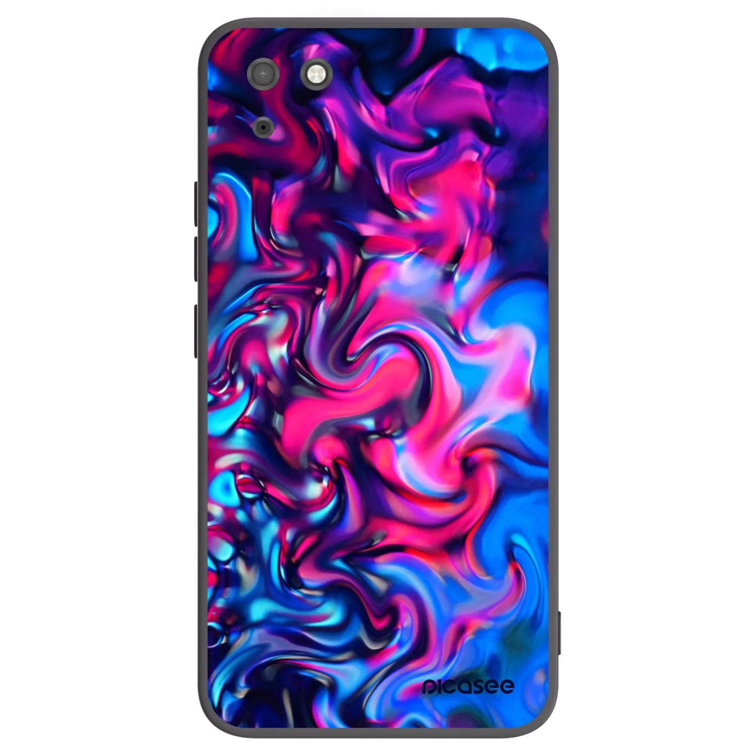 Picasee Μαύρη θήκη σιλικόνης για Huawei Y5P - Redlight