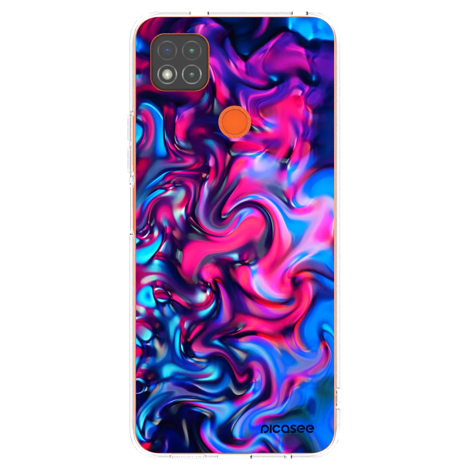 Picasee διαφανής θήκη σιλικόνης Xiaomi Redmi 9C - Redlight