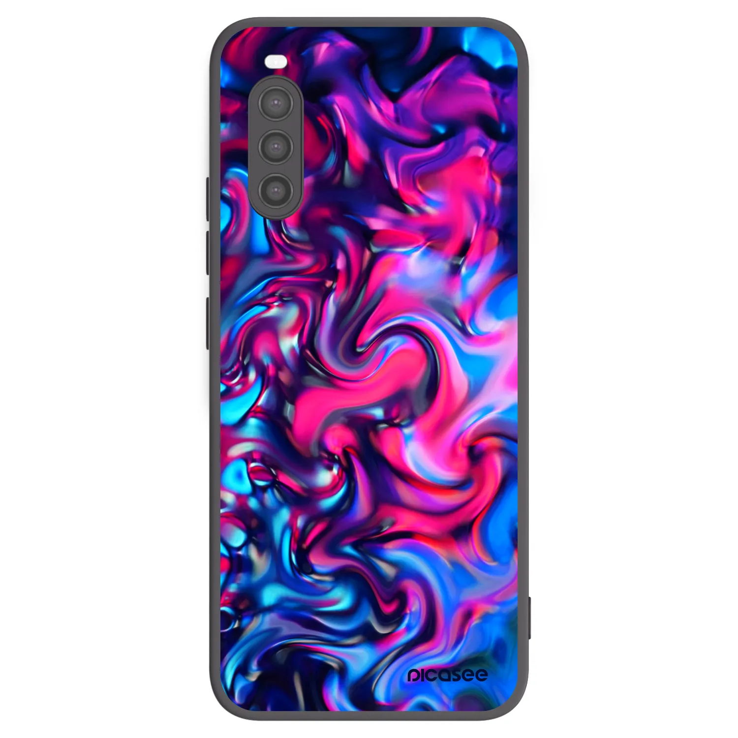 Picasee Μαύρη θήκη σιλικόνης για Sony Xperia 10 II - Redlight