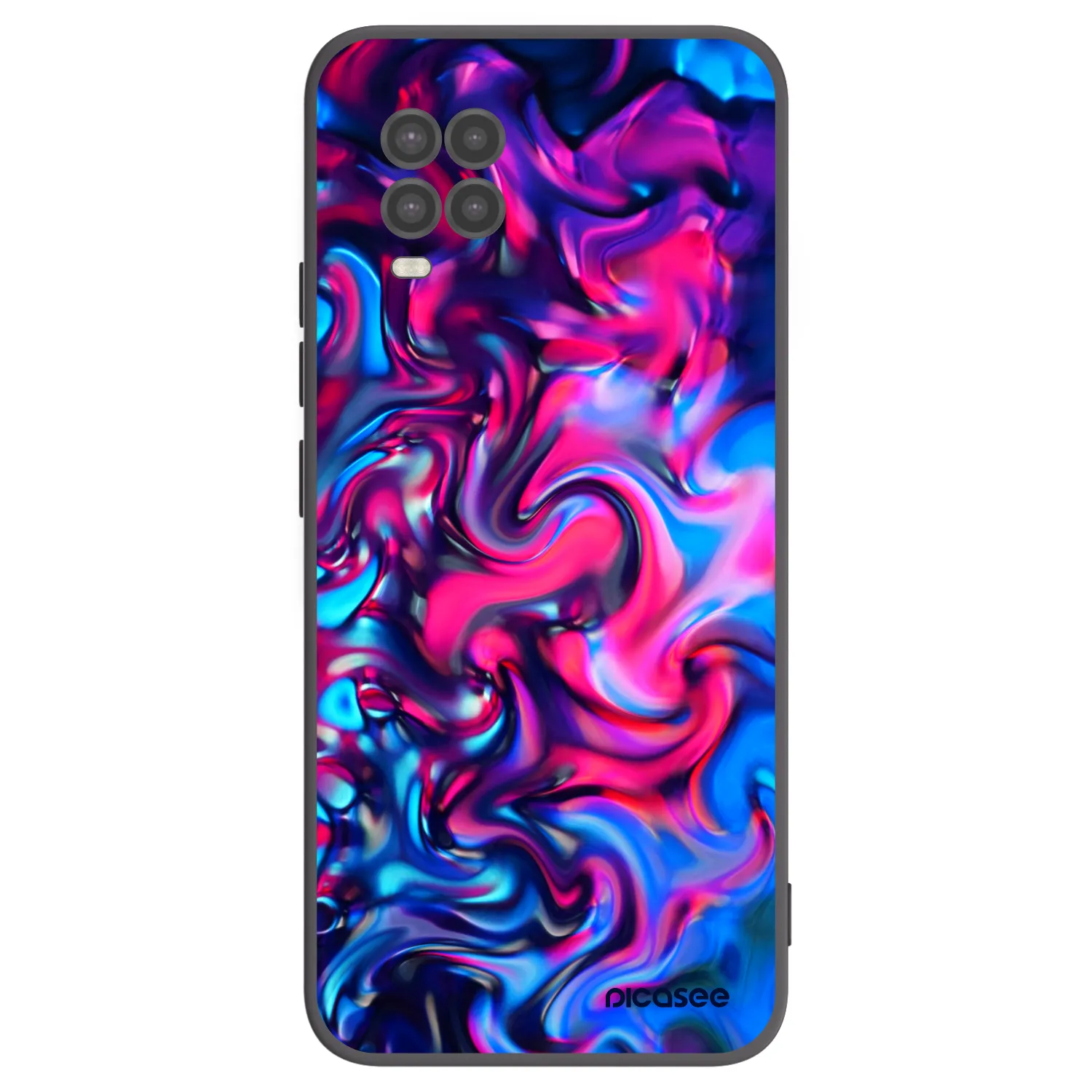 Picasee Μαύρη θήκη σιλικόνης για Xiaomi Mi 10 Lite - Redlight