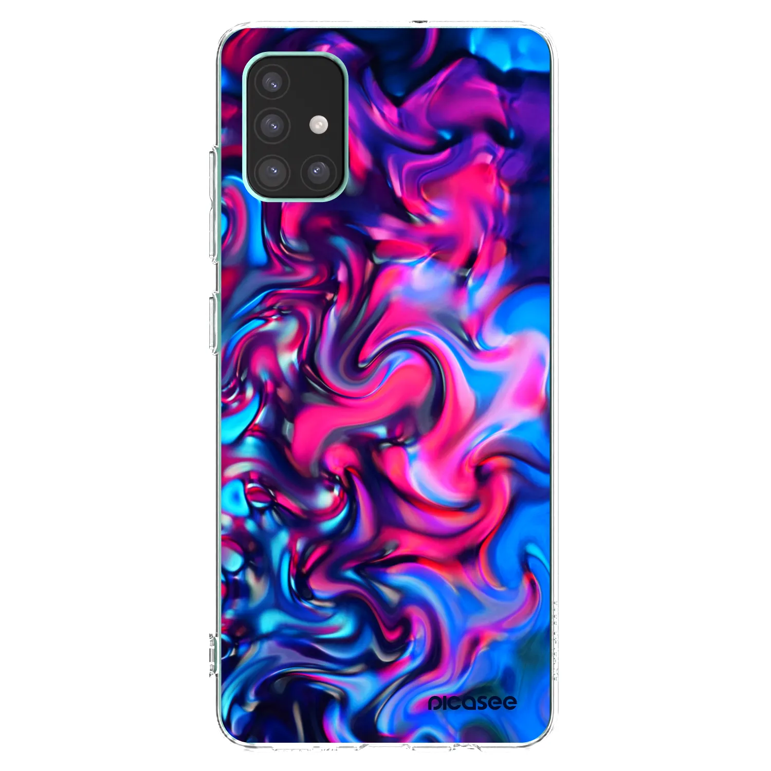 Picasee διαφανής θήκη σιλικόνης Samsung Galaxy M51 M515F - Redlight