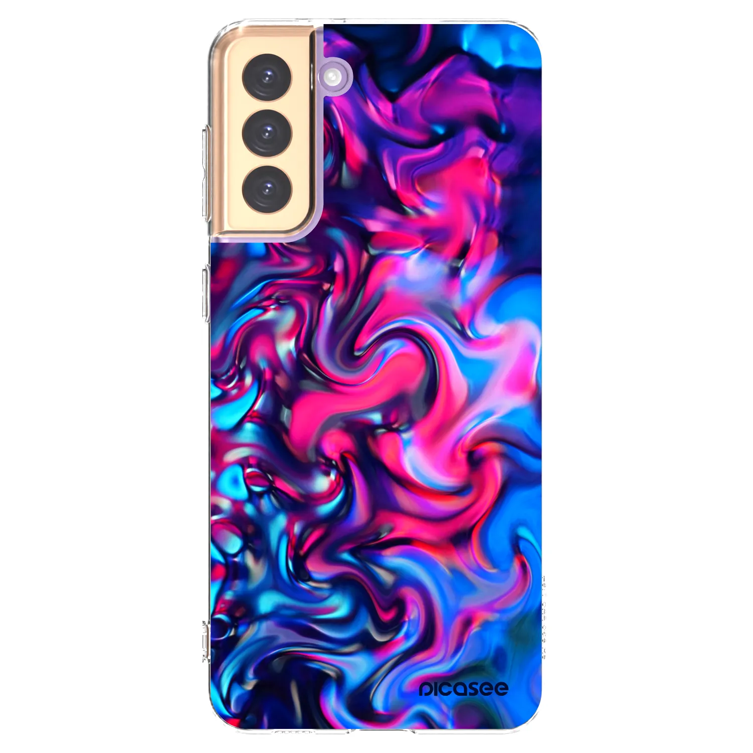 Picasee διαφανής θήκη σιλικόνης Samsung Galaxy S21+ 5G G996F - Redlight