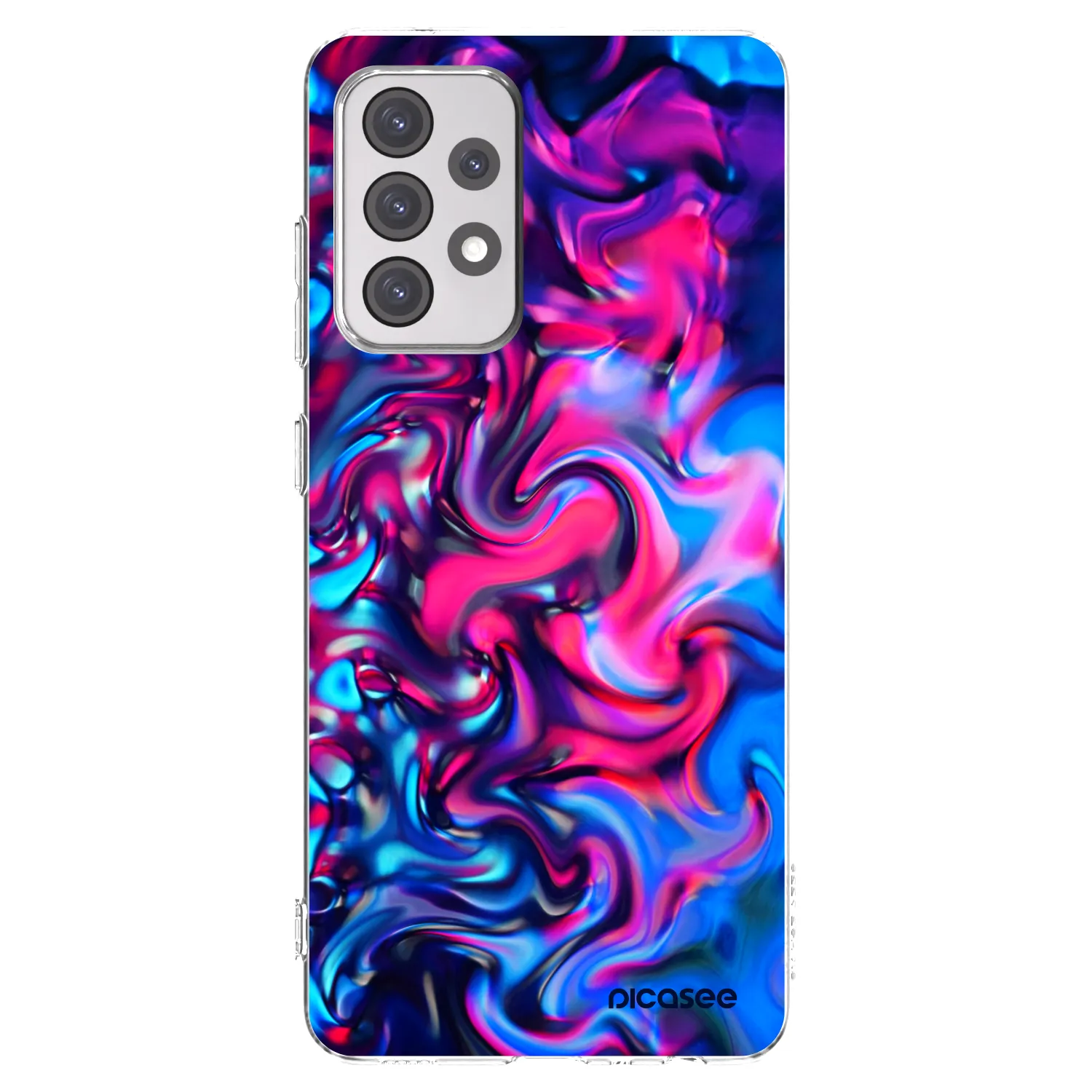 Picasee διαφανής θήκη σιλικόνης Samsung Galaxy A52 5G A525F - Redlight