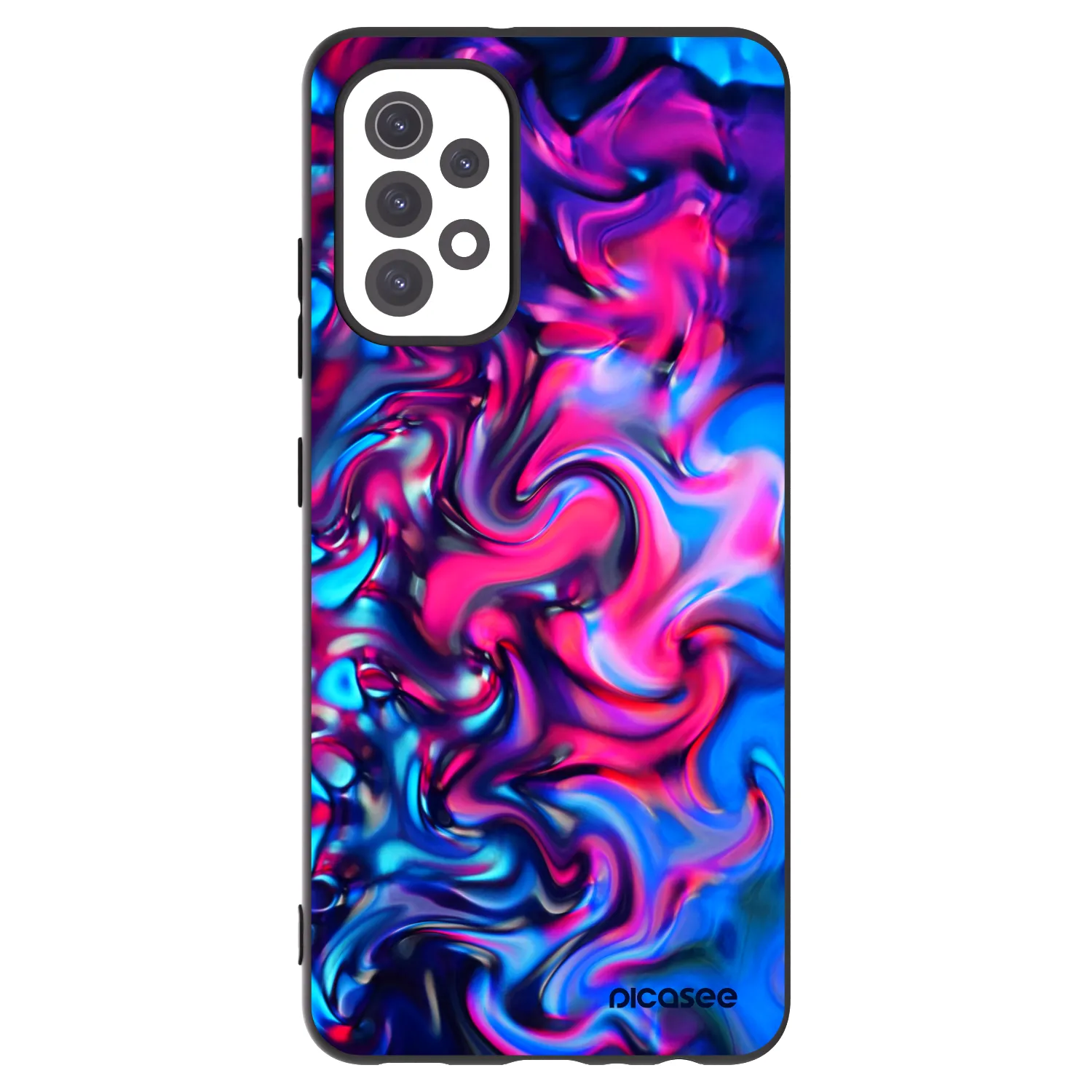 Picasee Μαύρη θήκη σιλικόνης για Samsung Galaxy A32 5G A326B - Redlight