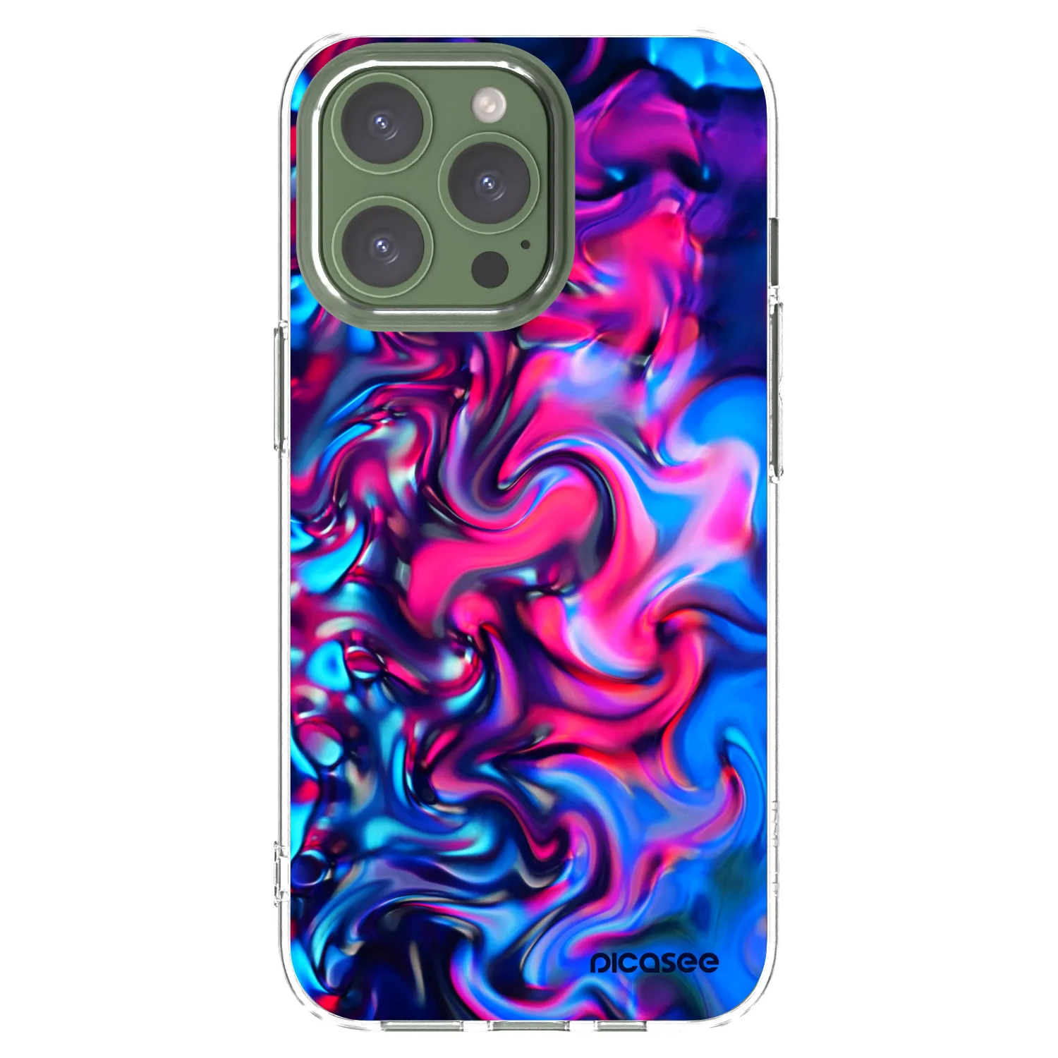 Picasee διαφανής θήκη σιλικόνης Apple iPhone 13 Pro - Redlight