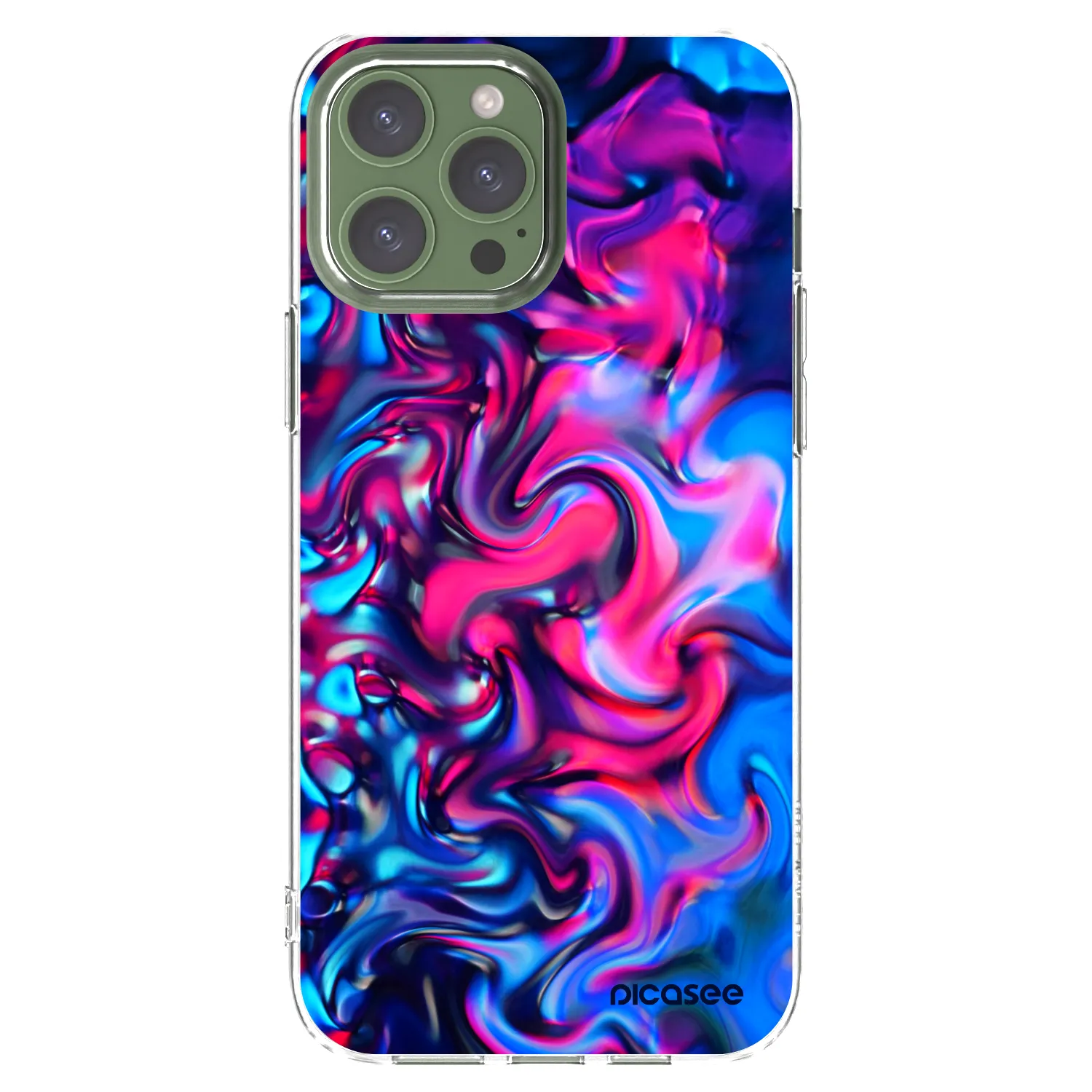 Picasee διαφανής θήκη σιλικόνης Apple iPhone 13 Pro Max - Redlight