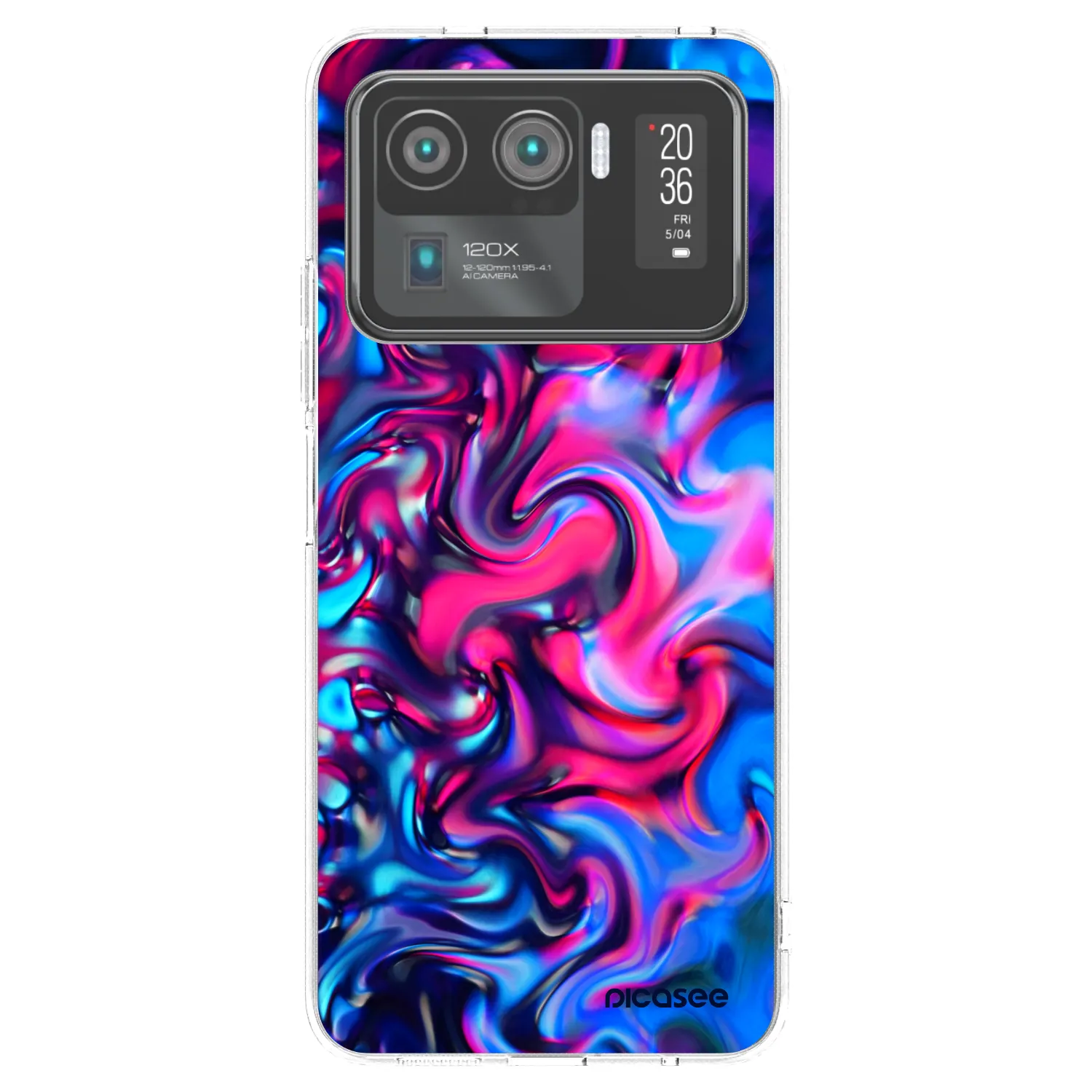 Picasee διαφανής θήκη σιλικόνης Xiaomi Mi 11 Ultra - Redlight