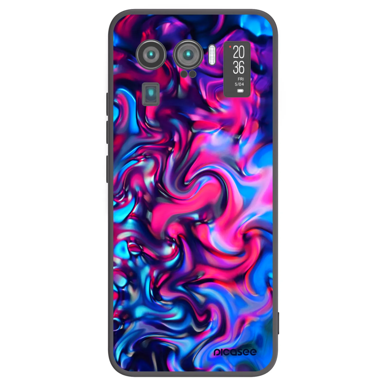 Picasee Μαύρη θήκη σιλικόνης για Xiaomi Mi 11 Ultra - Redlight