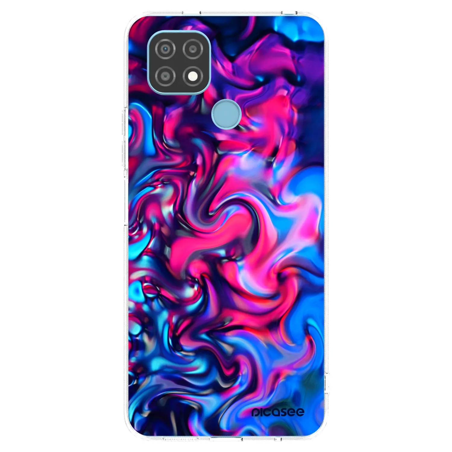 Picasee διαφανής θήκη σιλικόνης Realme C21 - Redlight