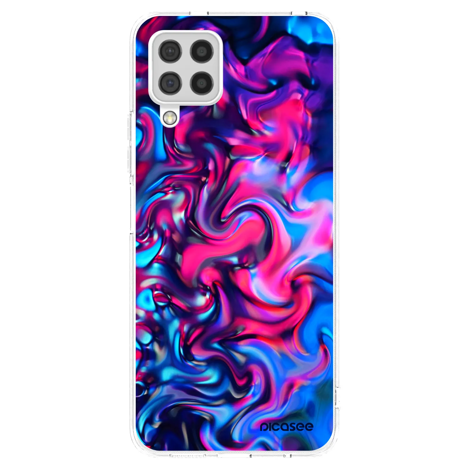 Picasee διαφανής θήκη σιλικόνης Samsung Galaxy A22 A225F 4G - Redlight