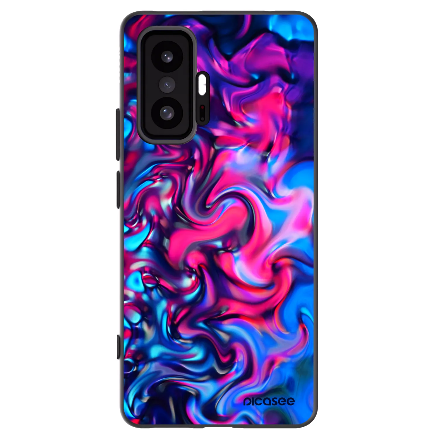 Picasee Μαύρη θήκη σιλικόνης για Xiaomi 11T Pro - Redlight
