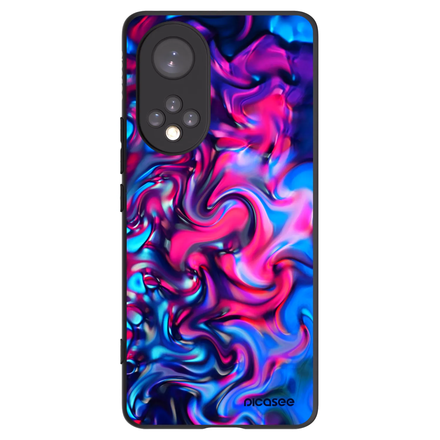 Picasee Μαύρη θήκη σιλικόνης για Huawei Nova 9 - Redlight