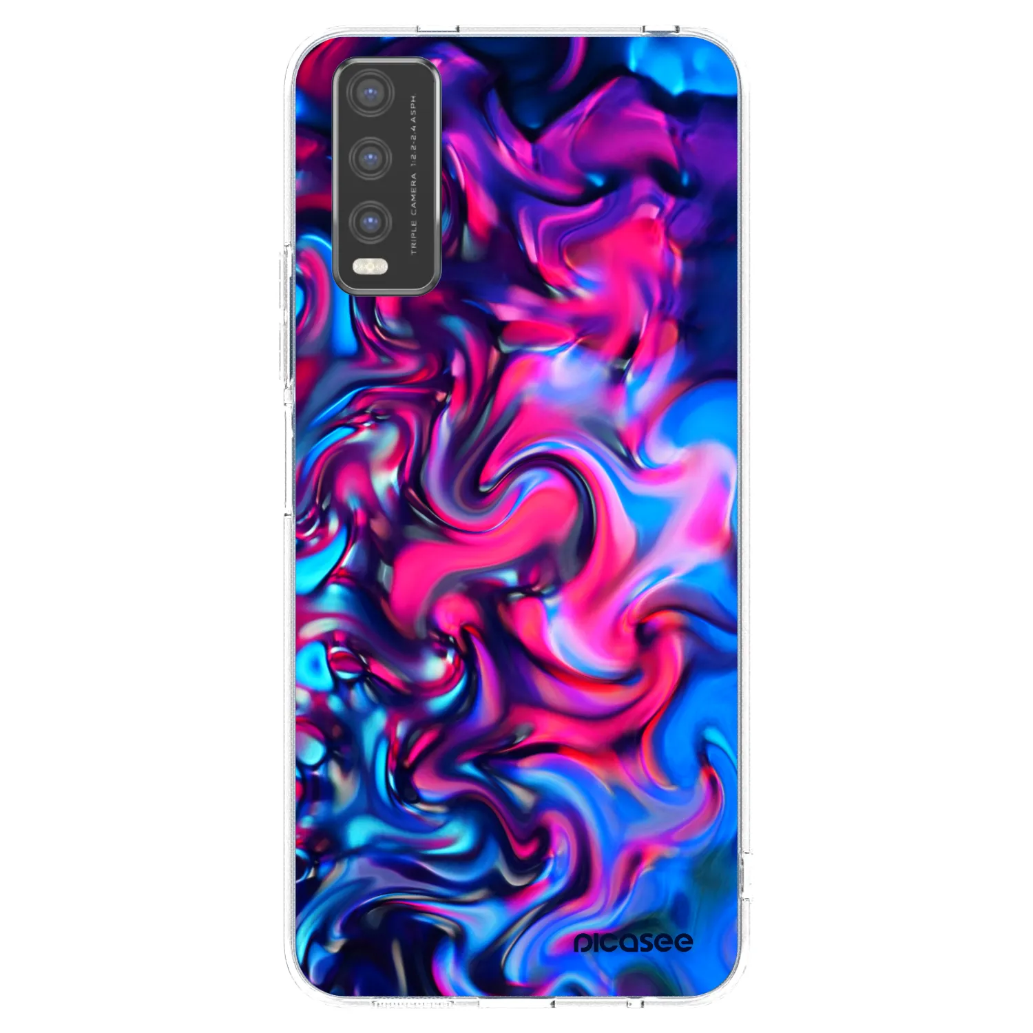 Picasee διαφανής θήκη σιλικόνης Vivo Y20s - Redlight