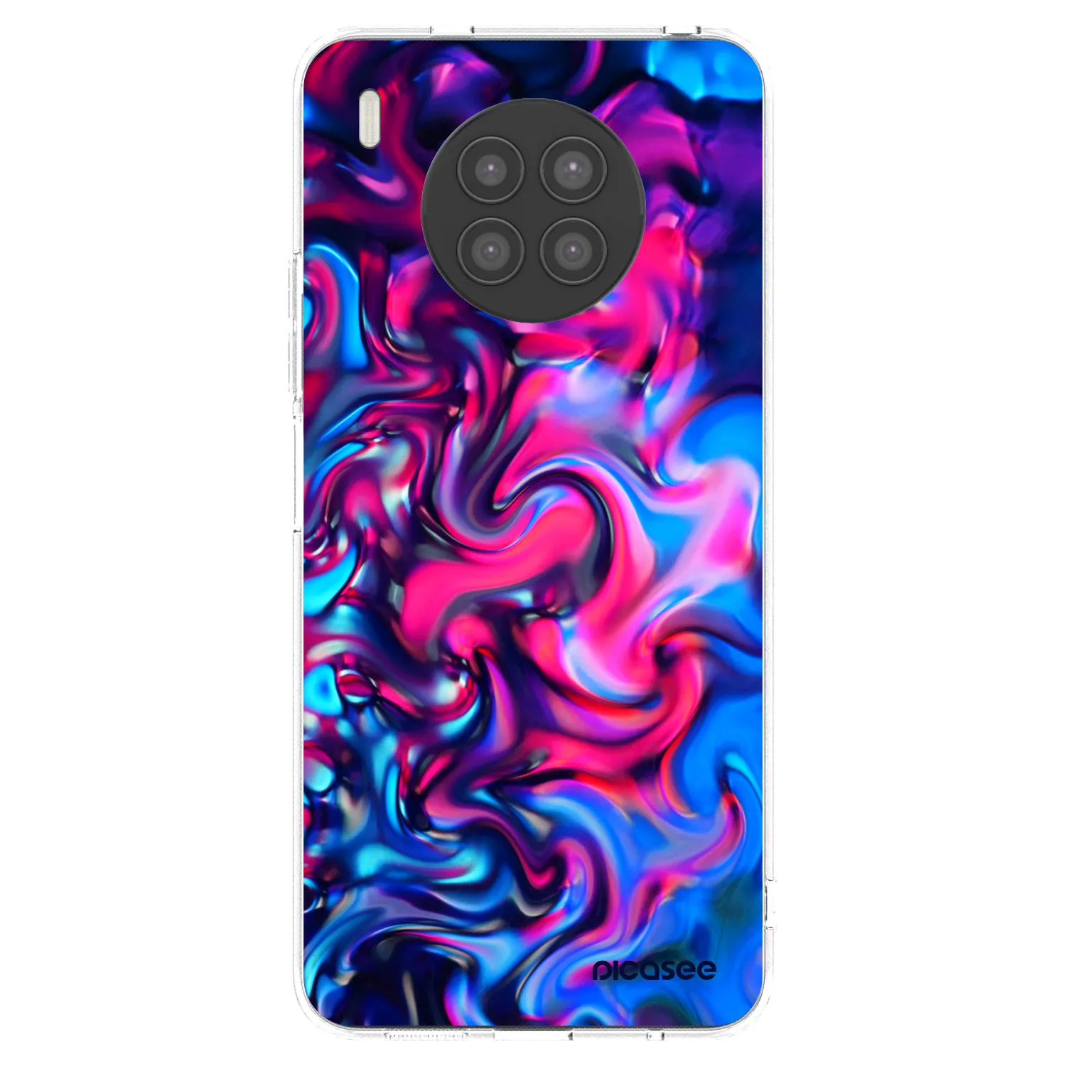 Picasee διαφανής θήκη σιλικόνης Huawei Nova 8i - Redlight