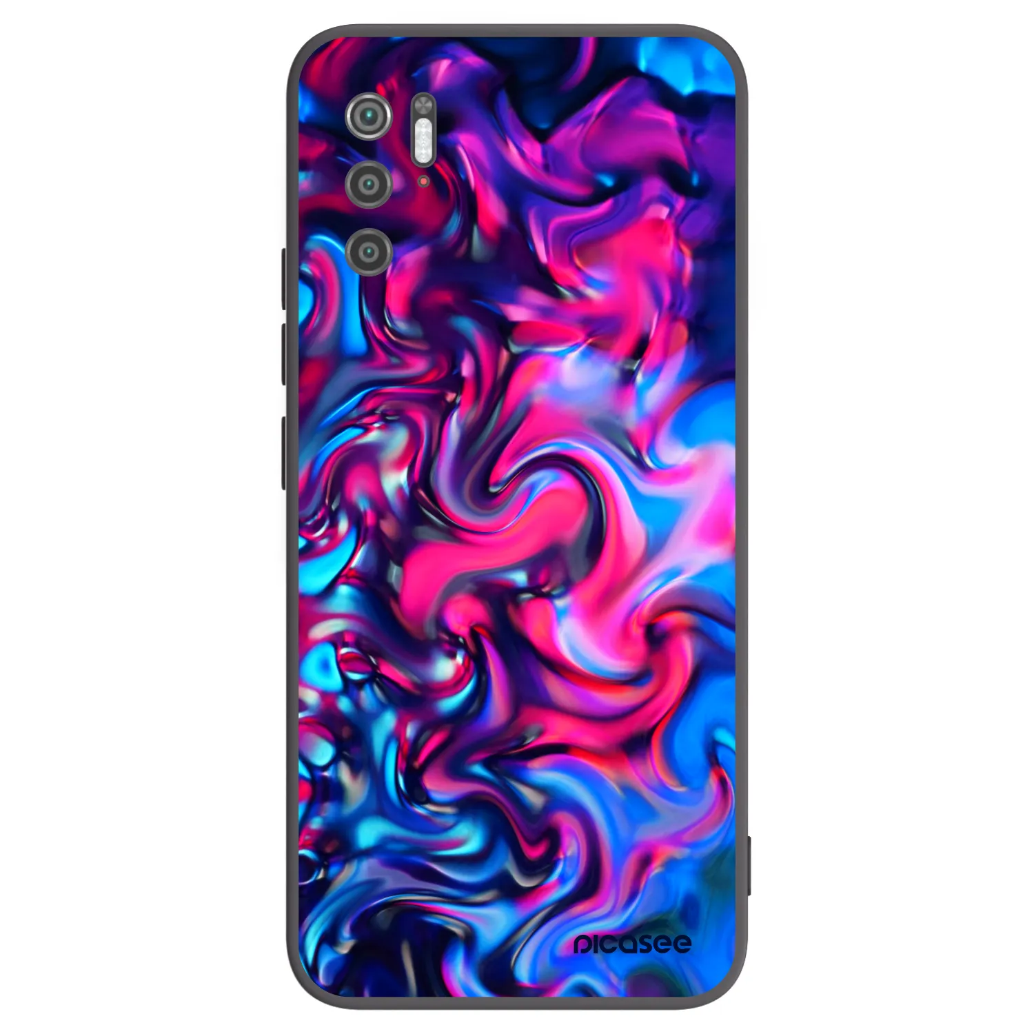 Picasee Μαύρη θήκη σιλικόνης για Xiaomi Poco M3 Pro 5G - Redlight