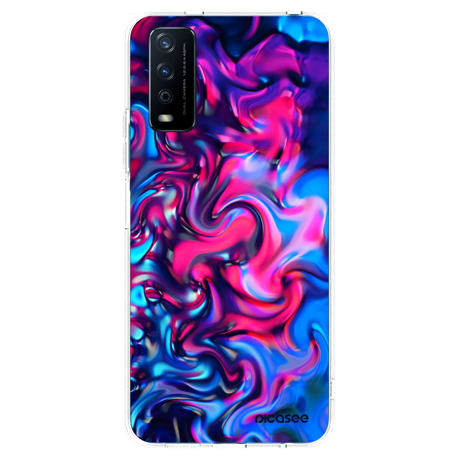 Picasee διαφανής θήκη σιλικόνης Vivo Y11s - Redlight