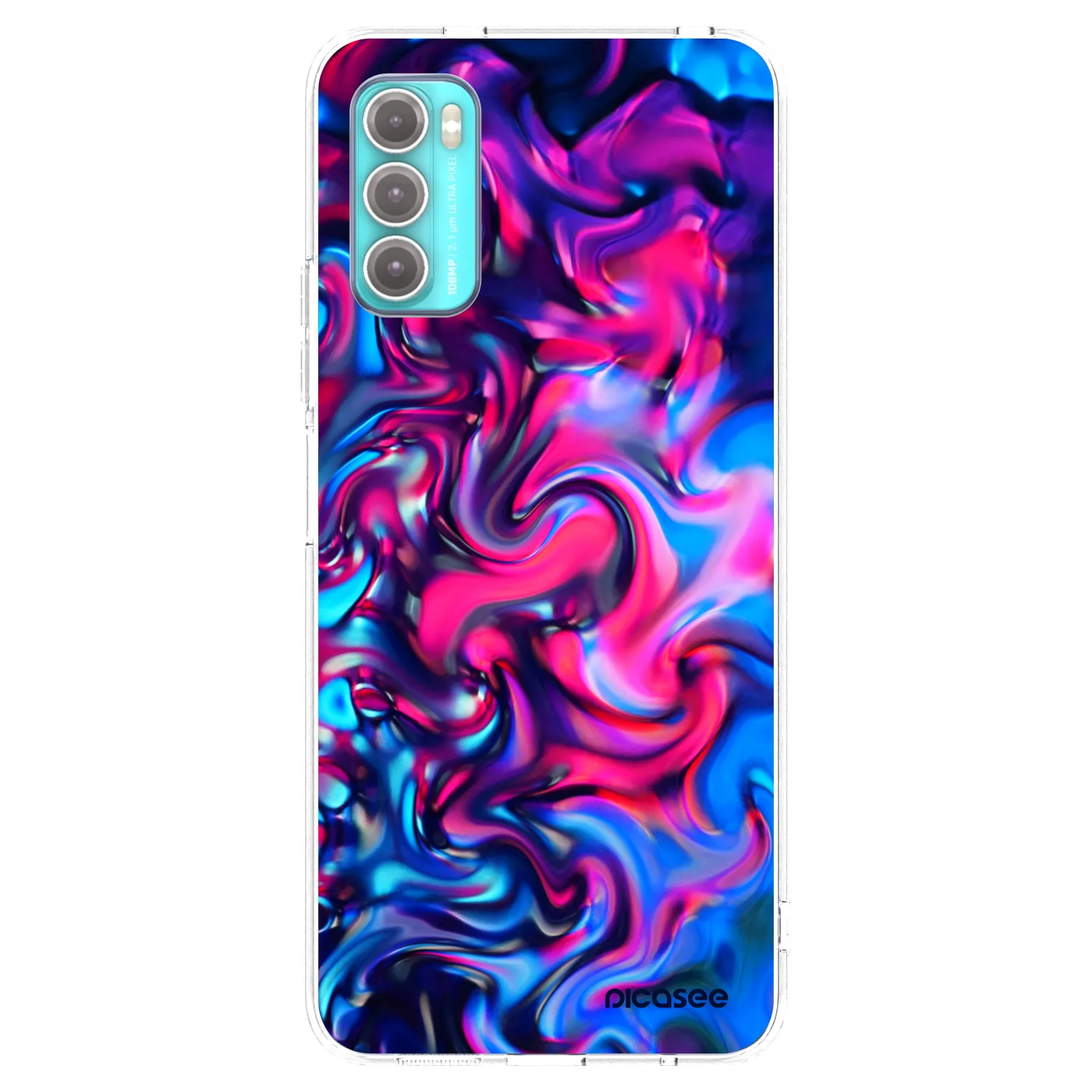 Picasee διαφανής θήκη σιλικόνης Motorola Moto G60 - Redlight