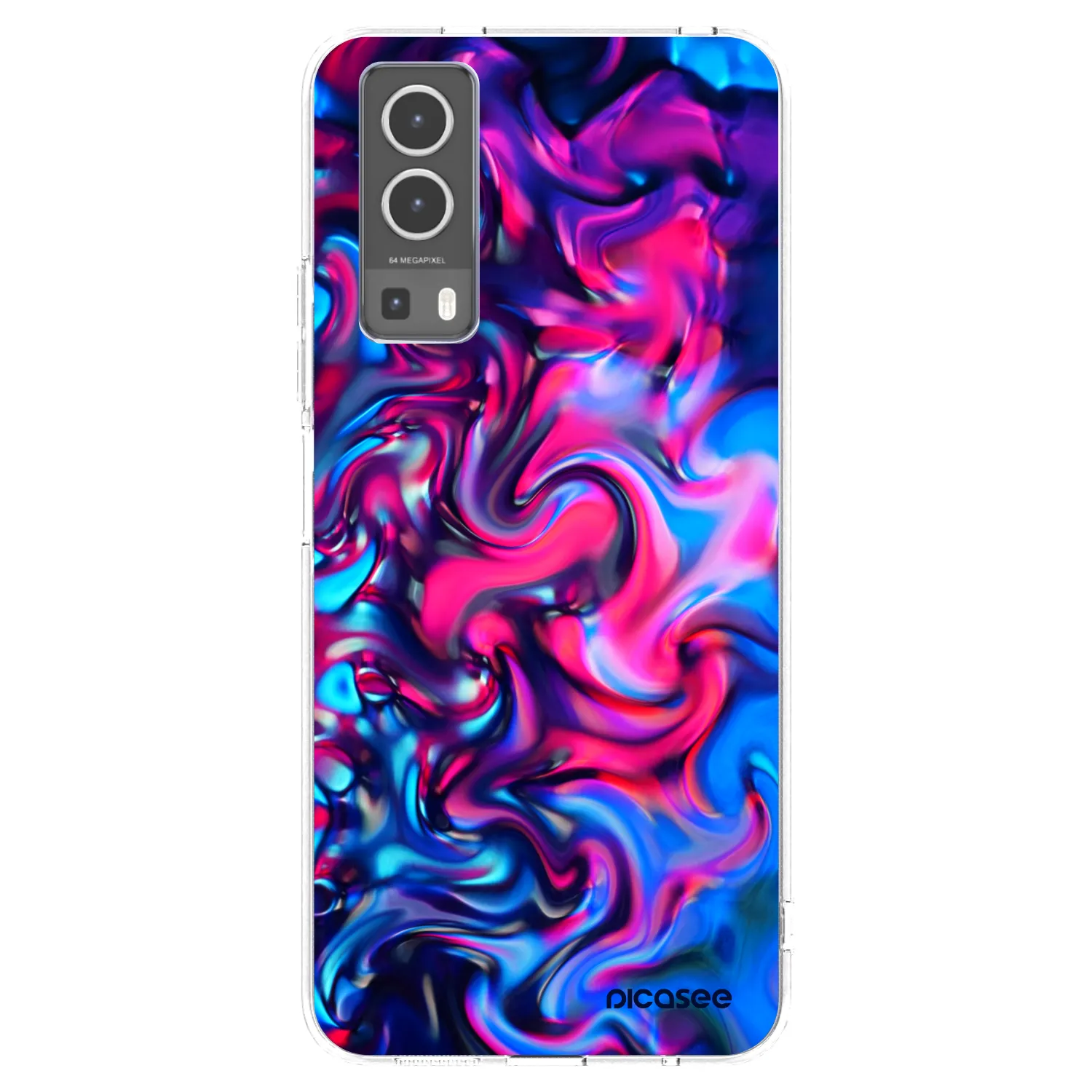 Picasee διαφανής θήκη σιλικόνης Vivo Y72 5G - Redlight