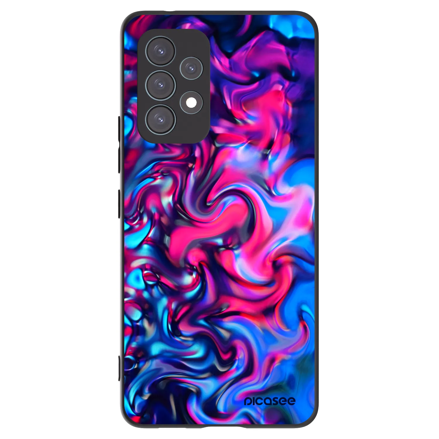 Picasee Μαύρη θήκη σιλικόνης για Samsung Galaxy A53 5G A536 - Redlight
