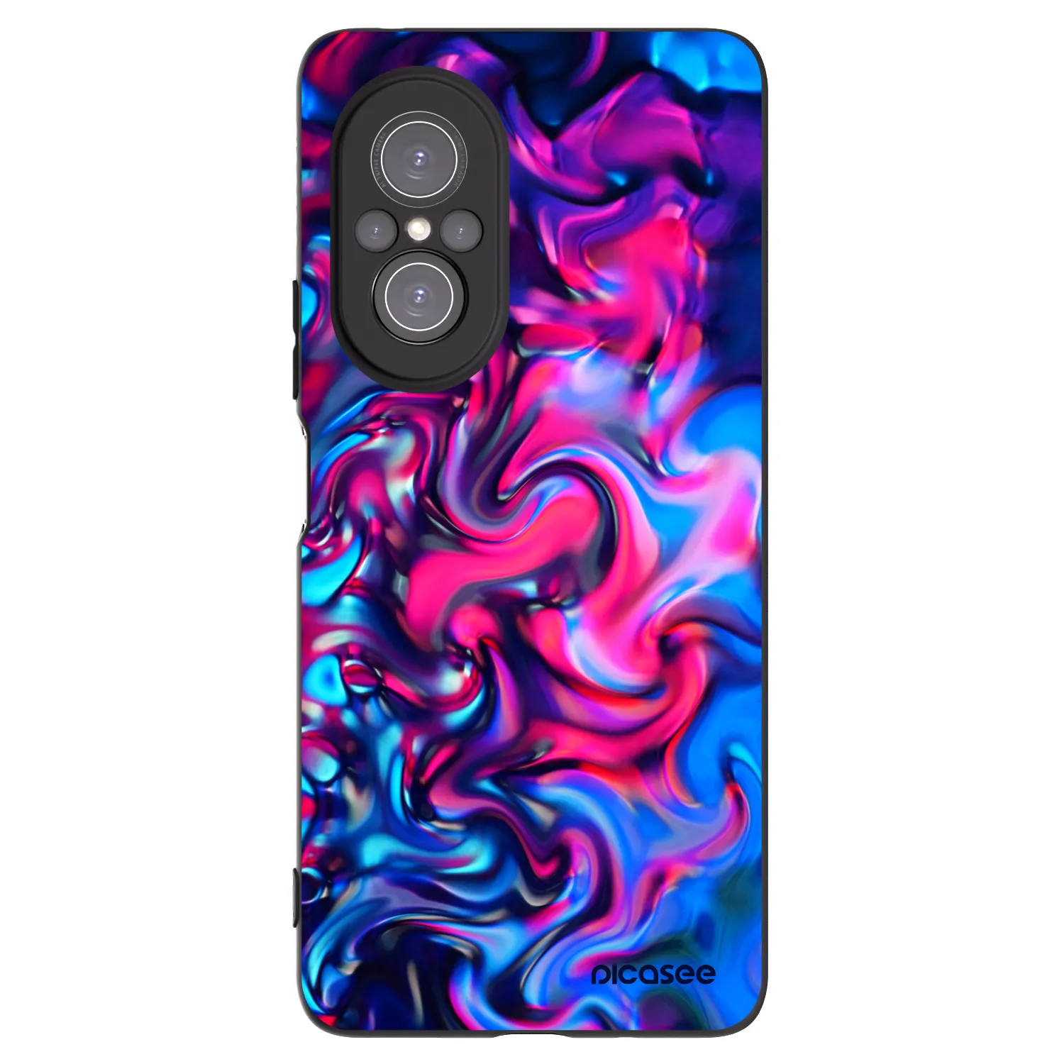 Picasee Μαύρη θήκη σιλικόνης για Huawei Nova 9 SE - Redlight