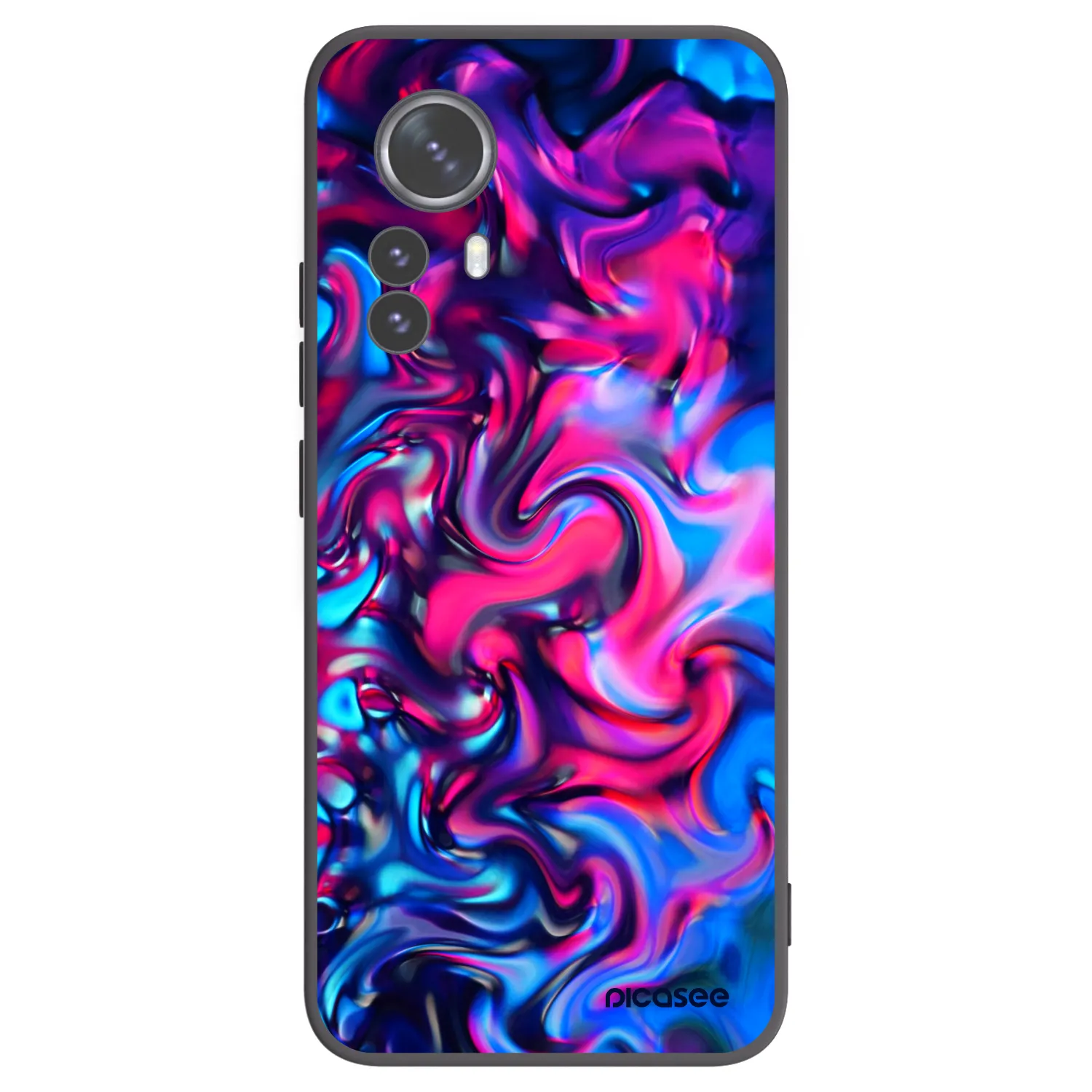 Picasee Μαύρη θήκη σιλικόνης για Xiaomi 12 Pro - Redlight