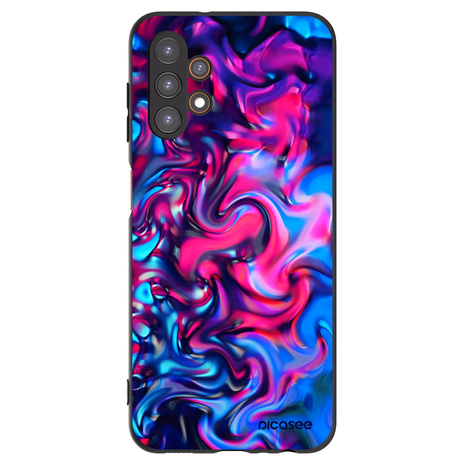 Picasee Μαύρη θήκη σιλικόνης για Samsung Galaxy A13 4G A135 - Redlight