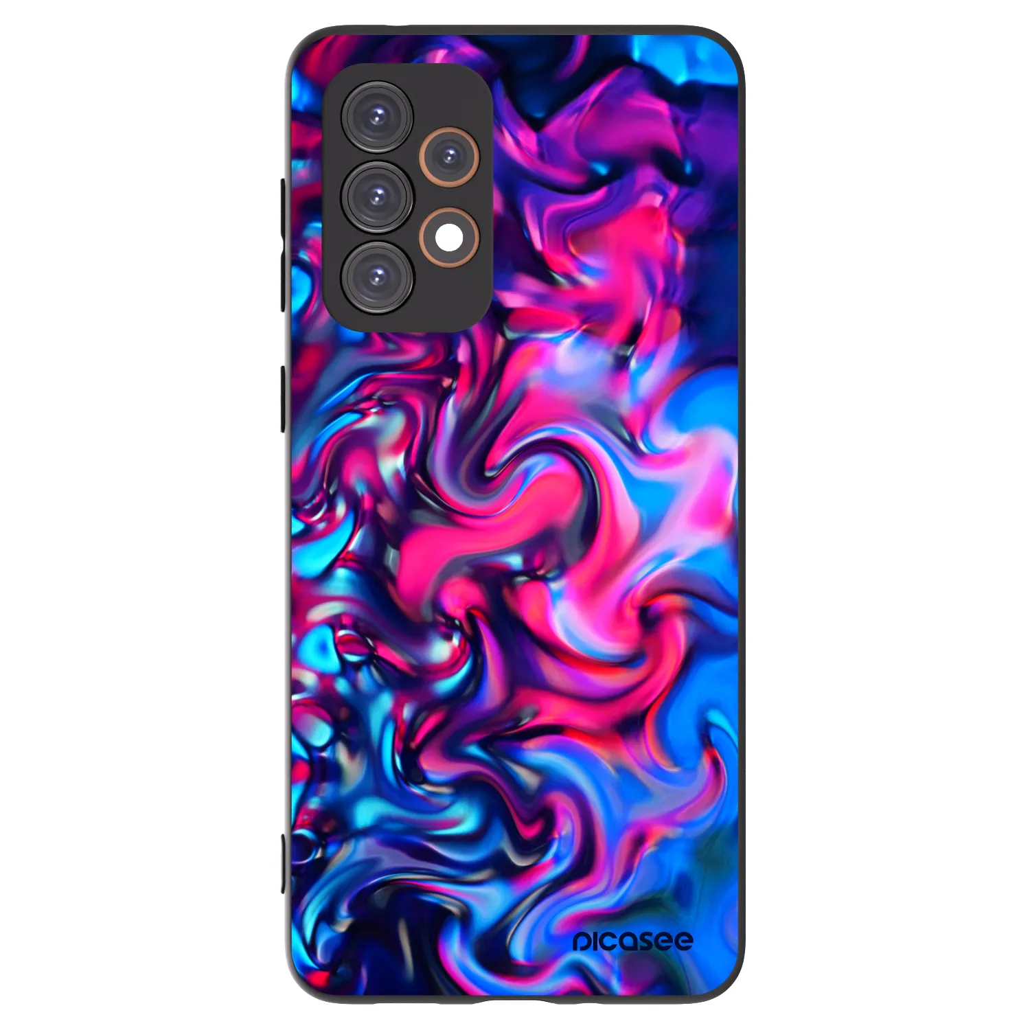 Picasee Μαύρη θήκη σιλικόνης για Samsung Galaxy A33 5G A336 - Redlight
