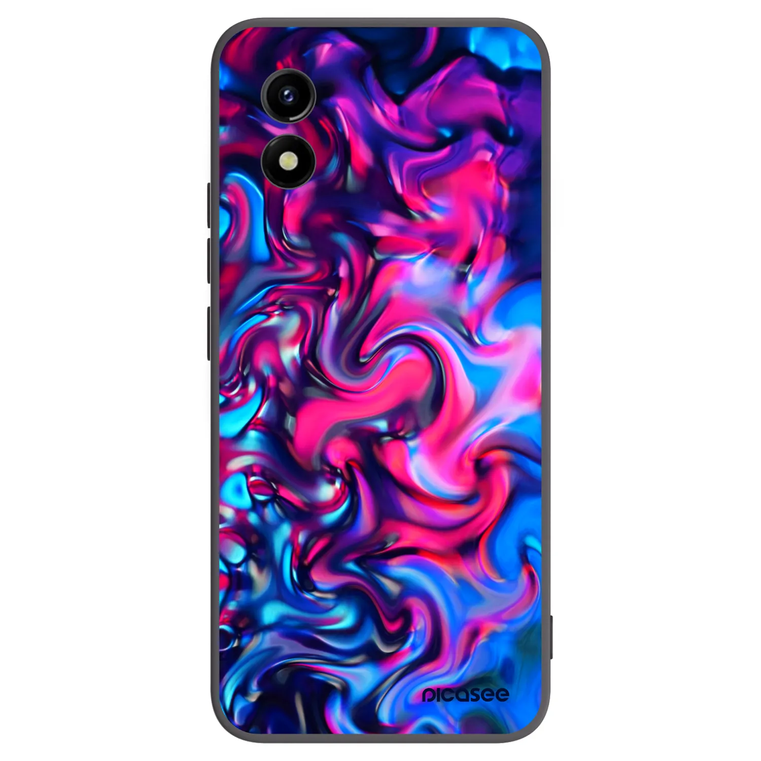 Picasee Μαύρη θήκη σιλικόνης για Vivo Y01 - Redlight