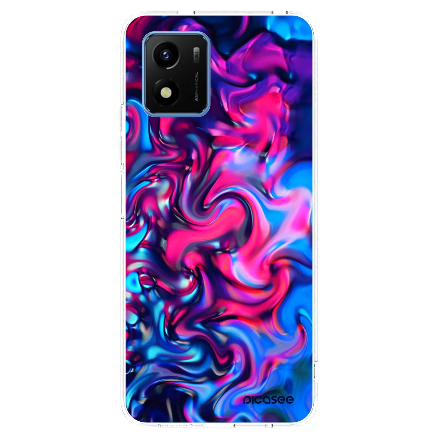 Picasee διαφανής θήκη σιλικόνης Vivo Y01 - Redlight