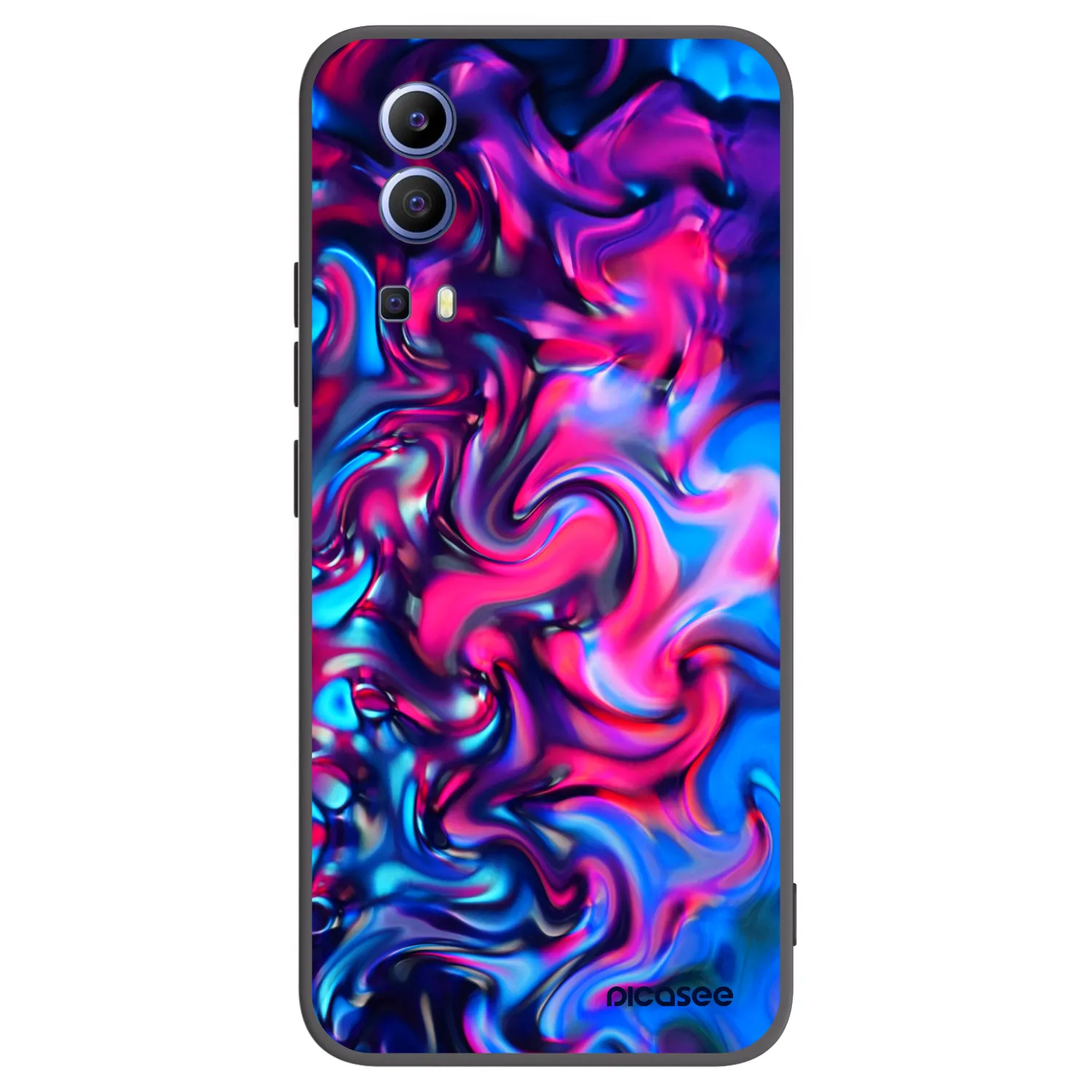 Picasee Μαύρη θήκη σιλικόνης για Vivo Y52 5G - Redlight