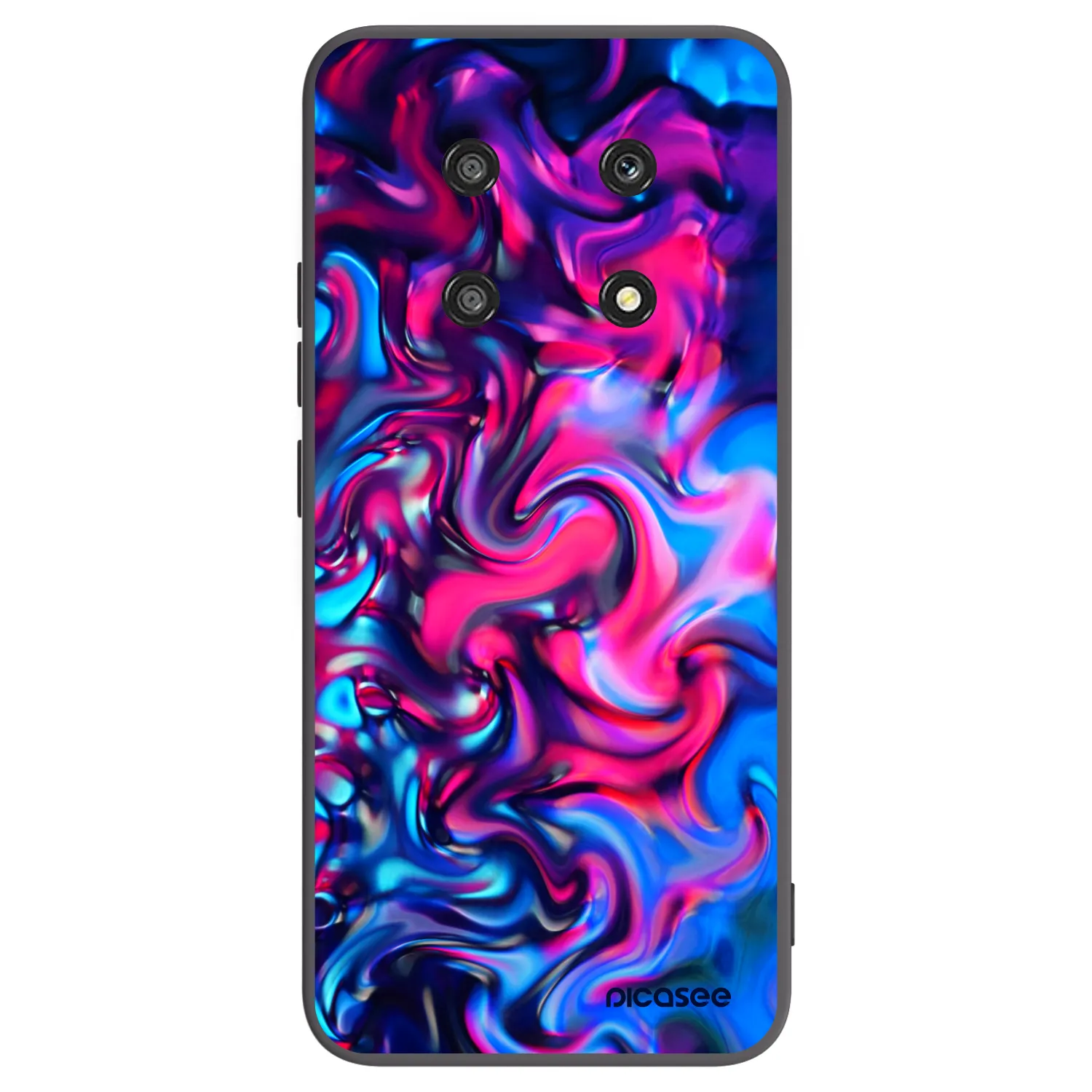 Picasee Μαύρη θήκη σιλικόνης για Honor Magic4 Lite 5G - Redlight