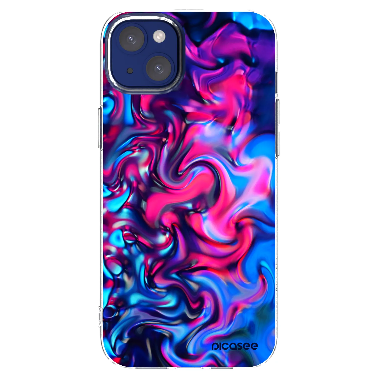 Picasee διαφανής θήκη σιλικόνης Apple iPhone 14 Plus - Redlight