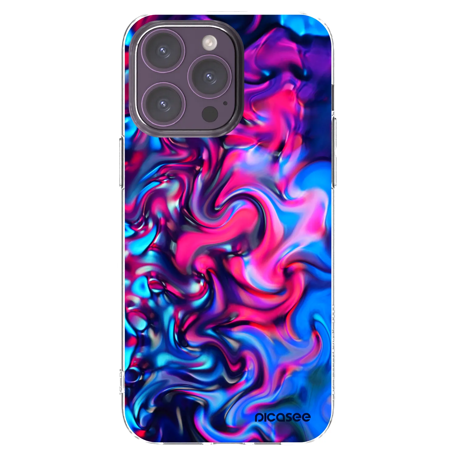 Picasee διαφανής θήκη σιλικόνης Apple iPhone 14 Pro Max - Redlight