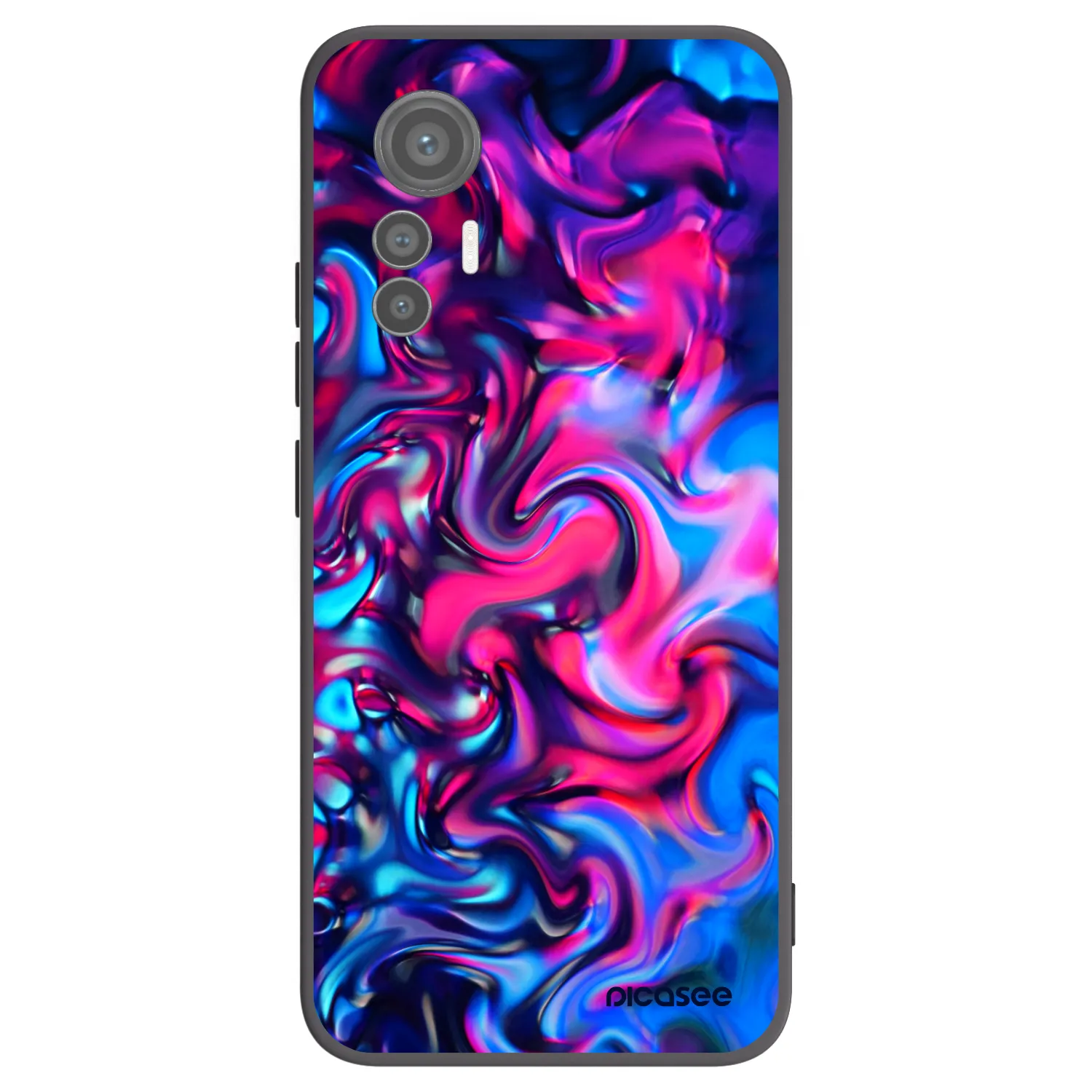 Picasee Μαύρη θήκη σιλικόνης για Xiaomi 12 Lite - Redlight